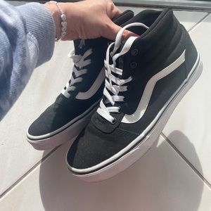 Vans high top black sk8 sneaker